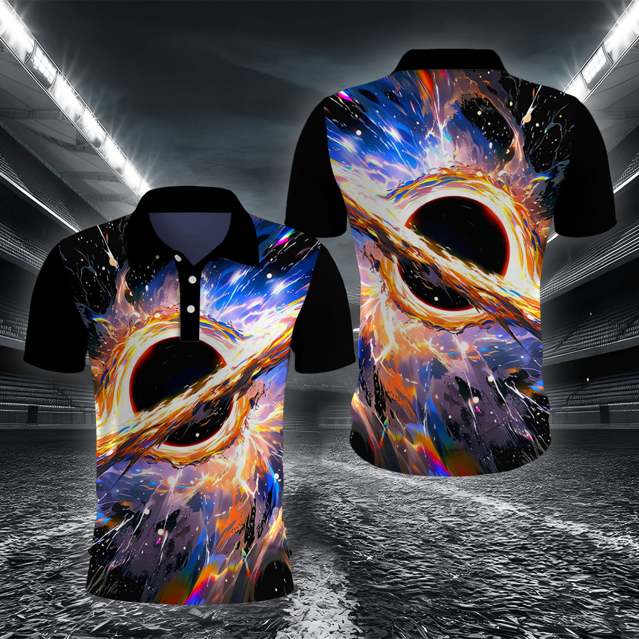 Auge des Universums Poloshirt