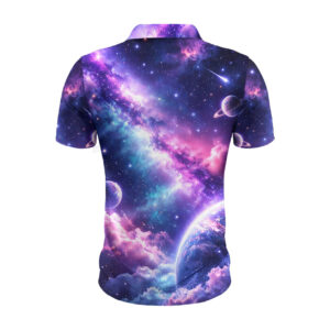 Alternative view of Schwarzes Loch im Universum Poloshirt