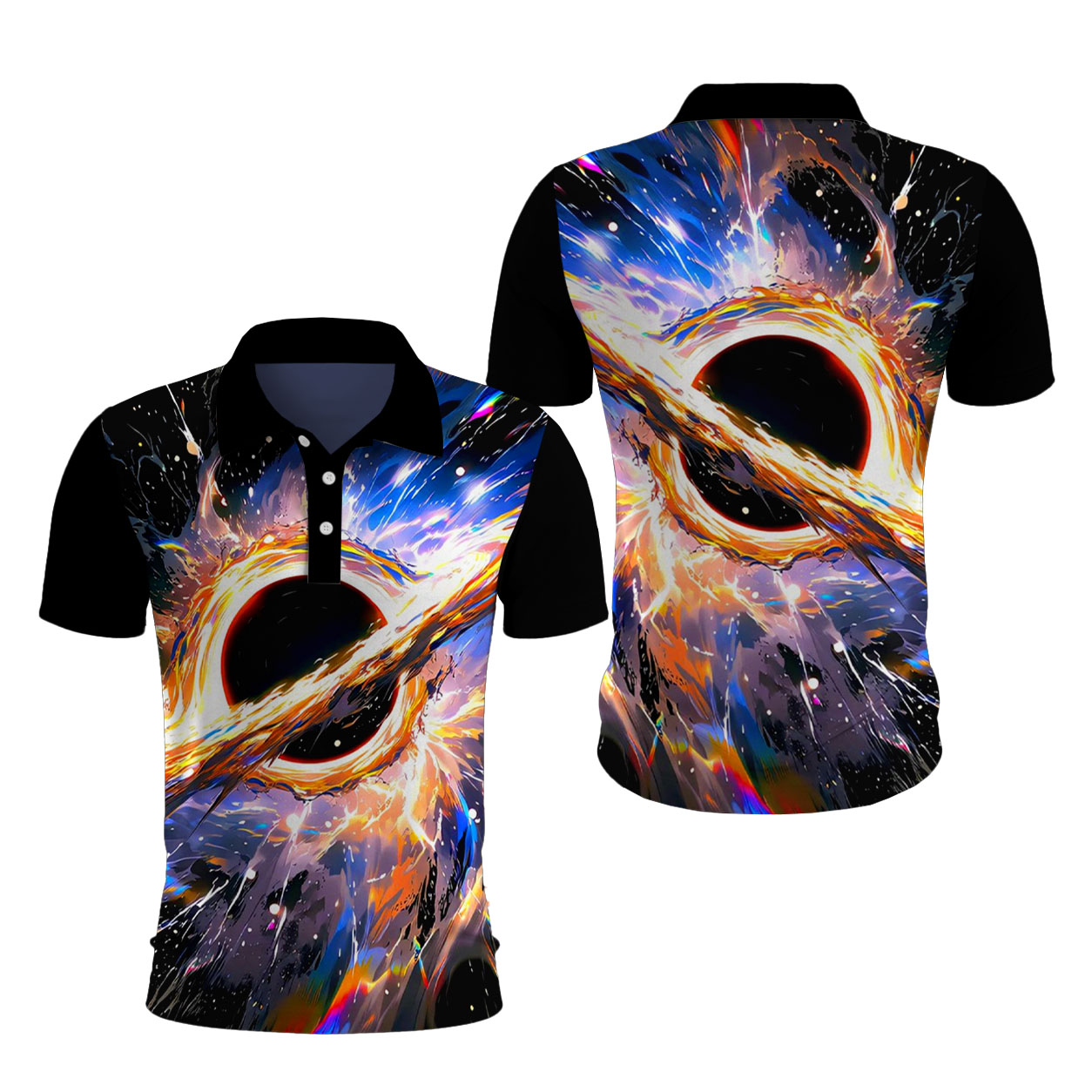 Auge des Universums Poloshirt – Bild 4