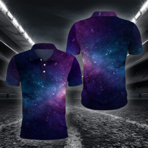 Blauer Ozean-Planet Poloshirt