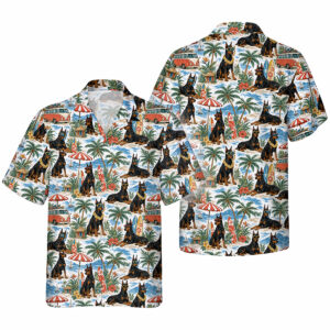 Dobermann Hawaiihemd | Hawaii Shirt