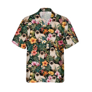 Alternative view of Hawaiihemd Heilige Birma Hawaiihemd | Hawaii Shirt