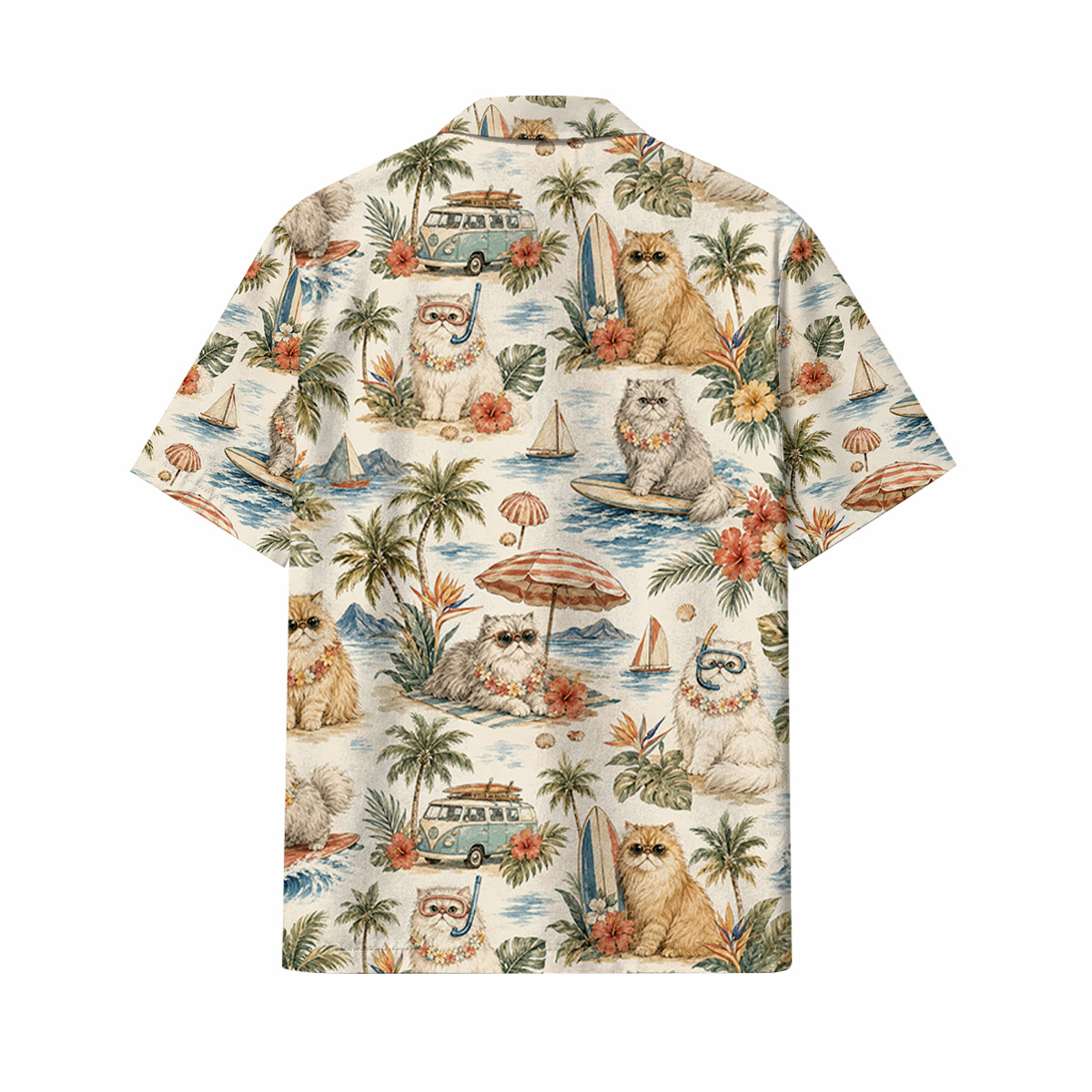 Hawaiihemd Perserkatze Hawaiihemd | Hawaii Shirt – Bild 3